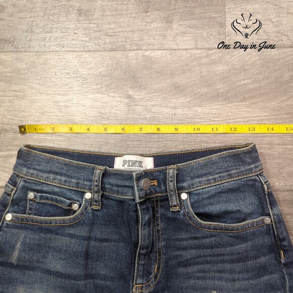 Pink by Victoria's Secret Denim Shorts Size 4 - Picture 3 of 7